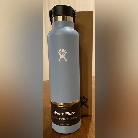 Hydro Flask Dining Nwt Hydroflask Rain Light Blue 24 Oz Poshmark